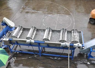 Πλαστικός θραυστήρας υψηλής ικανότητας 150-200 kg/h 45kw γραμμών πλύσης τάσης συνήθειας
