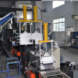 300 - 450kg/H ενιαία προσαρμοσμένη μηχανή τάση ανακύκλωσης βιδών PP πλαστική