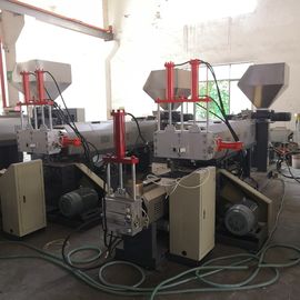 300 - 450kg/H ενιαία προσαρμοσμένη μηχανή τάση ανακύκλωσης βιδών PP πλαστική