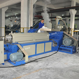 Διπλή δομή ανακύκλωσης βιομηχανικών αποβλήτων μηχανών σκηνικής πλαστική ανακύκλωσης συμπαγής