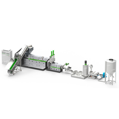 πλαστική μηχανή ανακύκλωσης ικανότητας 200kg/H 7r/Min με το διπλό στάδιο