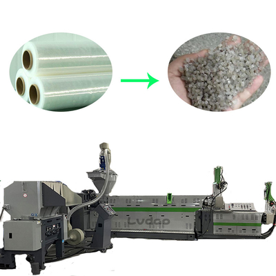 Αυτόματη πλαστική παραγωγή 130-150kg/H εξοπλισμού ανακύκλωσης με τη δύναμη 37-45kw